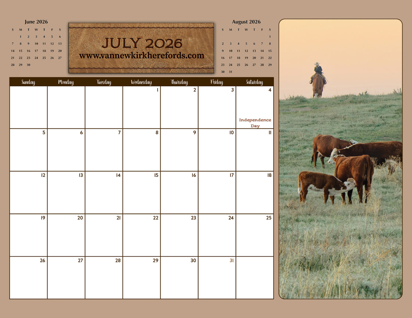 2026 Calendar