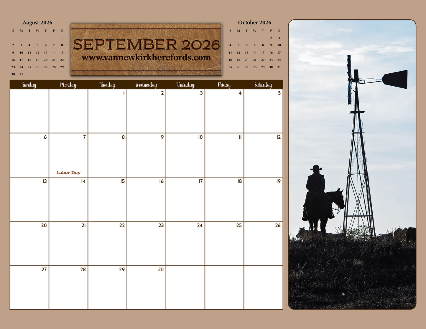 2026 Calendar