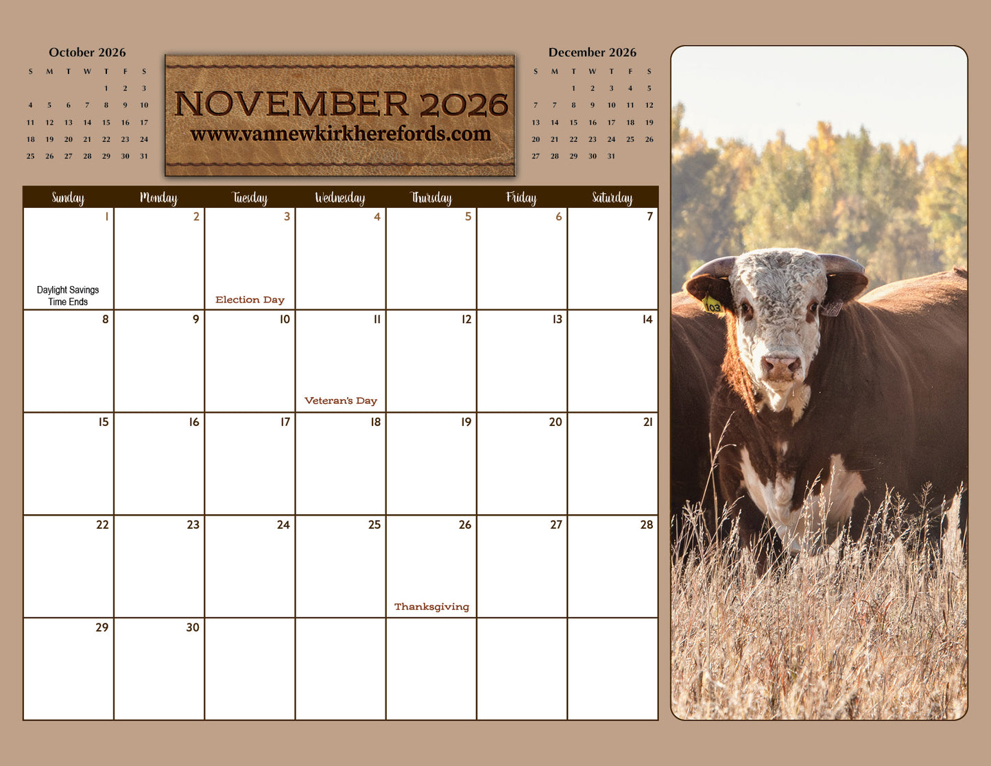 2026 Calendar
