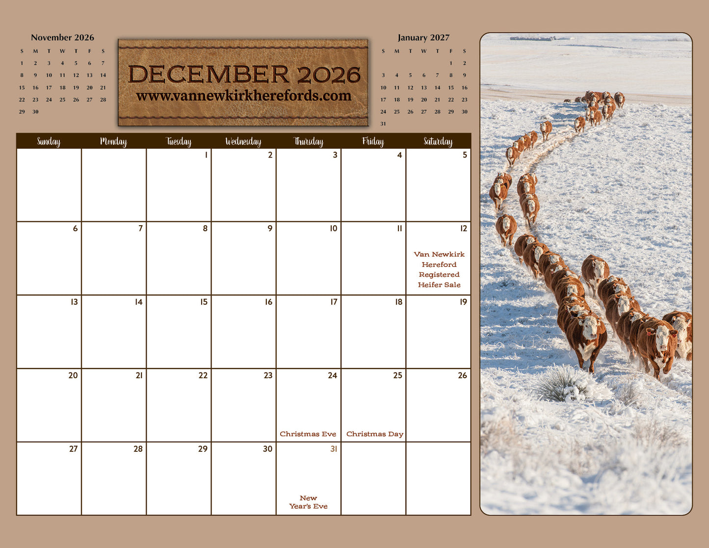 2026 Calendar