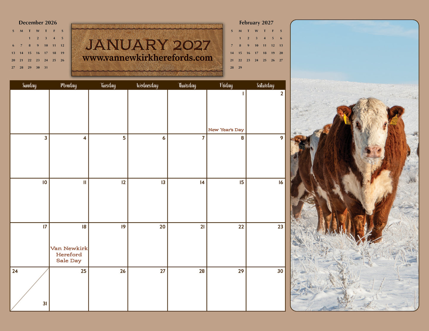 2026 Calendar
