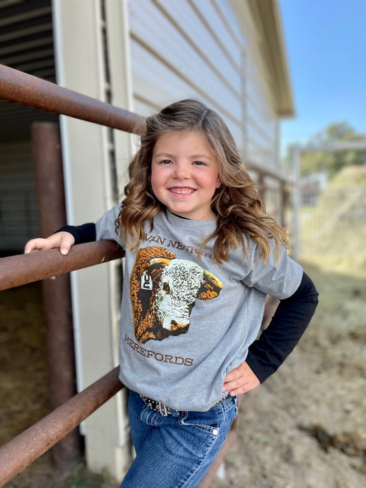 Kids - Hereford Bull T-shirt