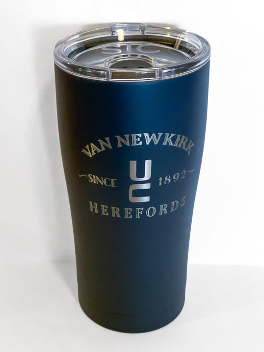 20 oz Insulated Tumbler- Navy blue